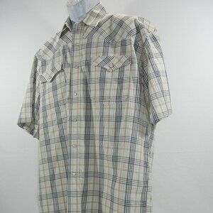 Roper Pearl Snap Western Shirt Short Sleeve Button Down